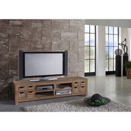 Meuble Tv 200x50 Palissandre Huilé Gris Taupe Nature Grey 42