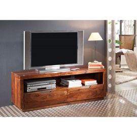 Meuble Tv 140x45 Palissandre Laqué Noisette Duke 122