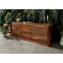 Meuble Tv 147x40 Palissandre Ciré Noisette Toronto 200