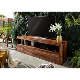 Meuble Tv 190x50 Palissandre Ciré Noisette Toronto 247