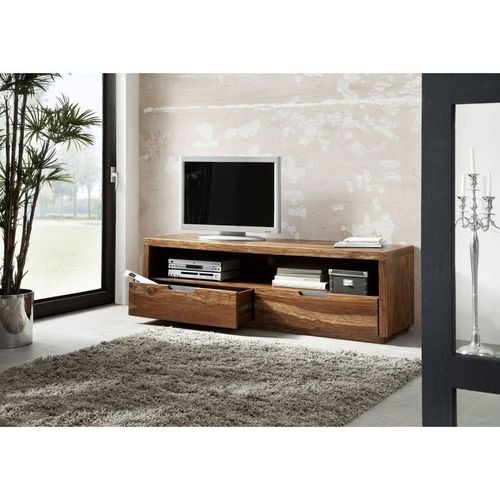 Meuble Tv 180x50 Palissandre Laqué Noisette Duke 114
