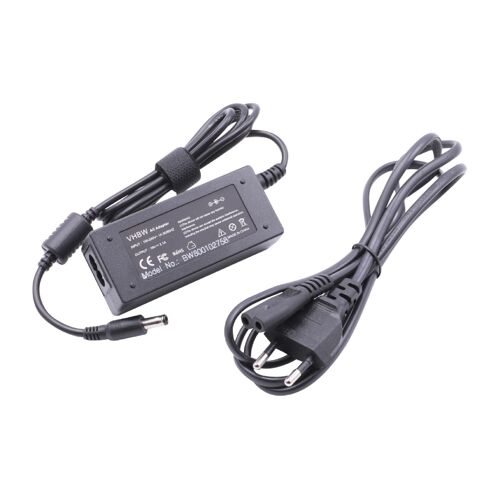 vhbw chargeur 220V pour ordinateur portable Samsung RV510, RV515 S02, RV515 S03, RV515 S04, RV515 S04de, RV515 S05 comme AD-6019, AD-4019R.