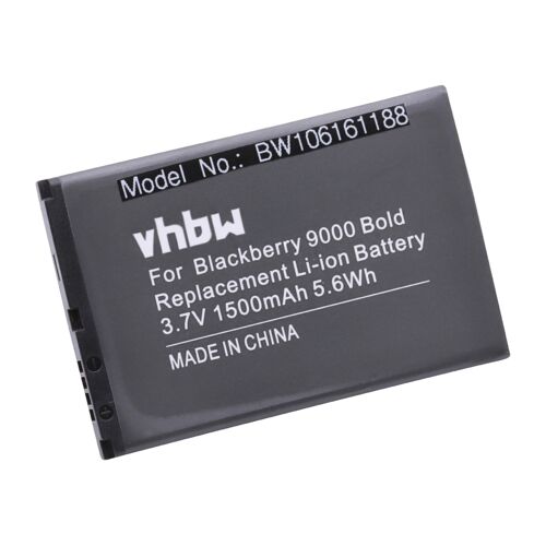 Vhbw Batterie Compatible Avec Blackberry Bold 9000, 9030, 9220, 9700, 9780 Smartphone Tablette Notepad Pda Assistant Personnel (1500mah, 3,7v, Li-Ion)