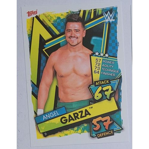 Carte Slam Attax 2021 - Base 009 - Angel Garza - Wwe Topps