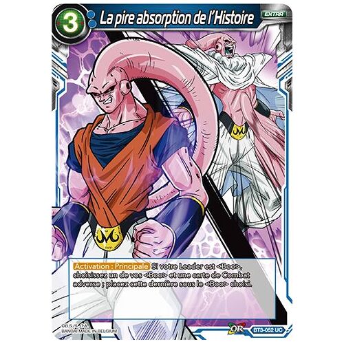 Dragon Ball Super - Bt3-052 - La Pire Absorption De L'histoire - Peu Commune