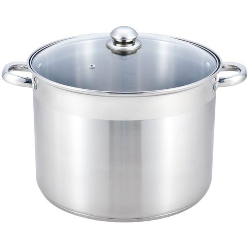 Marmite Essentielb Vapeur Inox Diam 30 Cm + Couvercle Verre