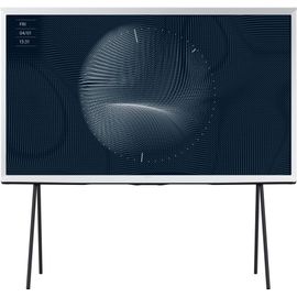 Samsung QE50LS01BAU - 50" The Serif LS Series TV LCD rétro-éclairée par LED - QLED - Smart TV - Tizen OS - 4K UHD (2160p) 3840 x 2160 - HDR - Quantum Dot - blanc nuage