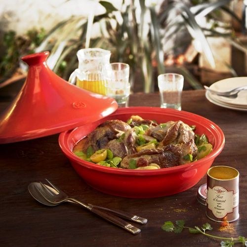 Tajine Emile Henry 32 Cm Coquelicot