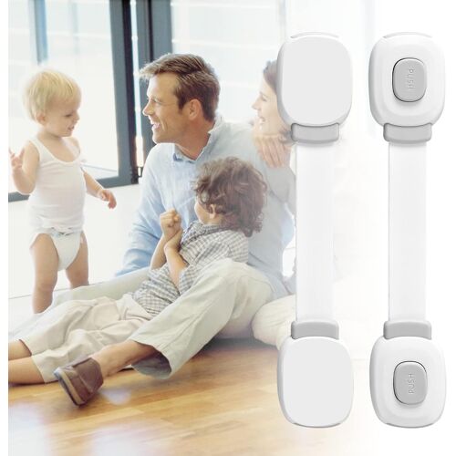 6pcs Bloque Porte Sécurité Bébé,Kit Securite Enfant,Installation Facile Sans Outil,Bloc Placard Tiroir Loquets Armoire Frigo Fenêtre Cuvette