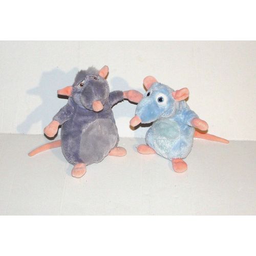 Peluche Ratatouille Disney Le Rat Cuisinier Remy Et Son Papa Django Gipsy
