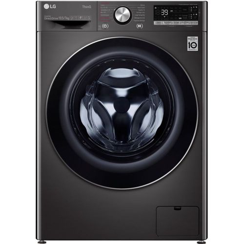 LG F174V72BSTA Machine à laver séchante Noir avec des touches d'argent - Chargement frontal