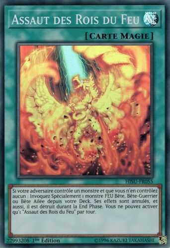 Yu-Gi-Oh! - Hisu-Fr055 - Assaut Des Rois Du Feu - Super Rare