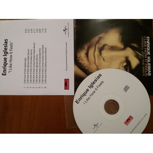Enrique Iglesias Cd Sampler Tonight Imf Kin You + Tonight Im Lovin You Remixes