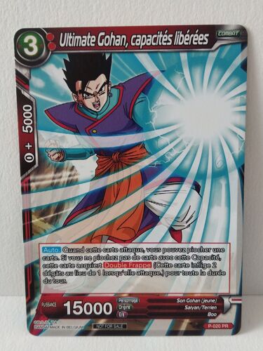 Dragon Ball Super Card Game Ultimate Gohan, Capacités Libérées Vf P-020 Pr
