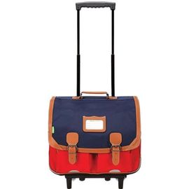 Cartable à roulettes TANN'S Les Bicolores Arthur 41cm 2 compartiments