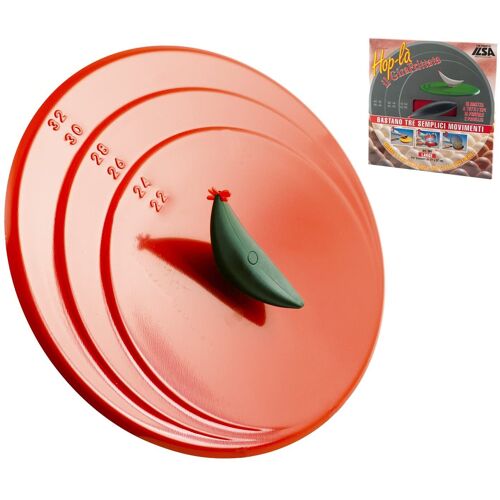 Ilsa Hop-Là - Couvercle Retourne-Omelette En Aluminium Anti-Adhésif, 32 Cm