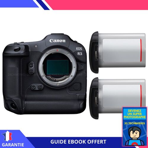Canon EOS R3 + 2 Canon LP-E19 + Ebook ""Devenez Un Super Photographe"" - Appareil Photo Canon