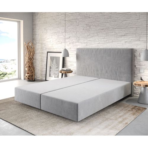 Cadre De Sommier Dream-Well Microfibre Gris160x200 Cadre De Lit