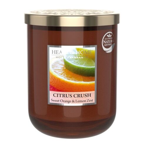 Grande bougie heart and home Agrumes pressés