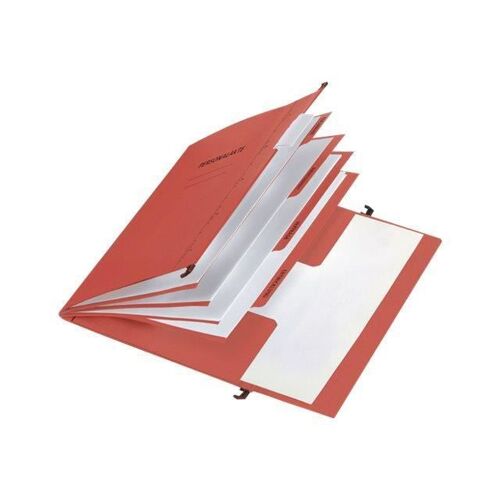 Pagna Dossier Suspendu 4 Pochettes À Onglets Rouge