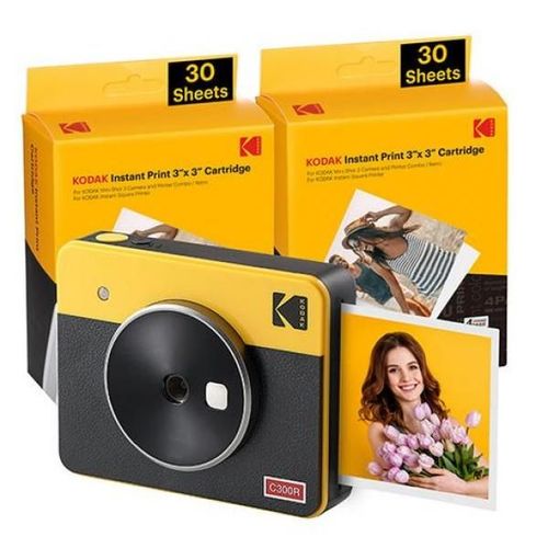 Kodak mini shot 3 ERA jaune 3X3 + 60feuilles