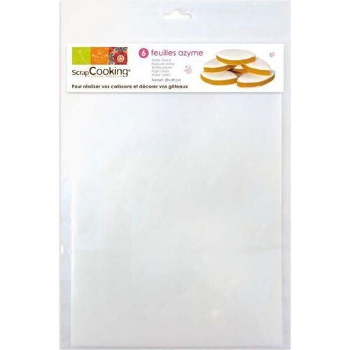 Feuilles Azyme Pour Calissons