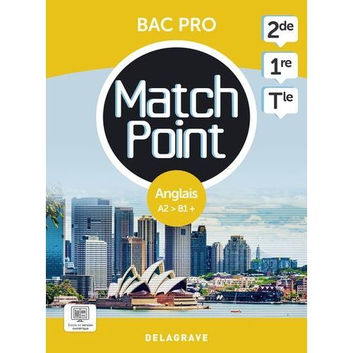 Anglais 2de, 1re, Tle Bac Pro Match Point - Pochette Élève