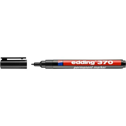 Edding Marqueur Permanent 370 Noir 1 Mm