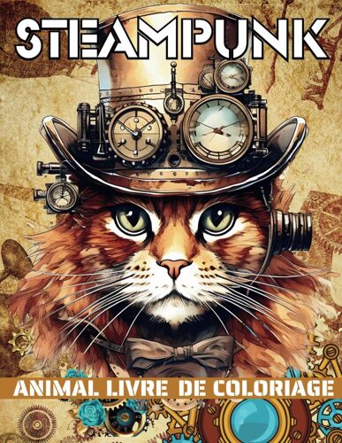 Animaux Steampunk Livre De Coloriage