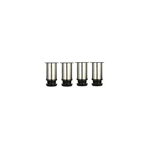 4 pieds réglables 8cm hauteur épaissir armoire pieds table pieds meubles pieds, acier inoxydable brossé, hauteur réglable 0-15mm Venir avec inox Ste