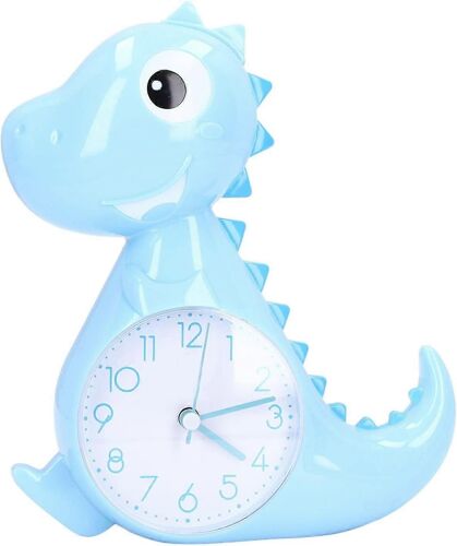 Réveil pour enfants, entraîneur de sommeil pour enfants Toddler Dinosaur Réveil pour tout-petits garçon filles chambre bureau, bleu