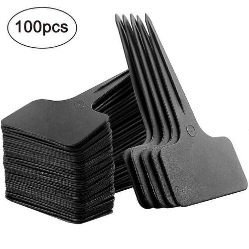 100 Pcs Étiquettes De Plantes En Plastique, Étiquettes De Plantes De Type T, Étiquettes De Jardin, Étiquettes De Jardin, Étiquettes De Plantes Pour Jardin Extérieur Imperméable