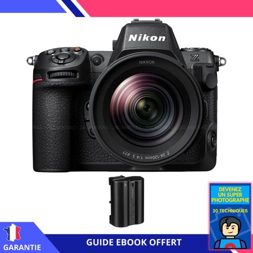 Nikon Z8 + Z 24-120mm F4 S + 1 Nikon EN-EL15c + Ebook ""Devenez Un Super Photographe"" - Appareil Photo Nikon