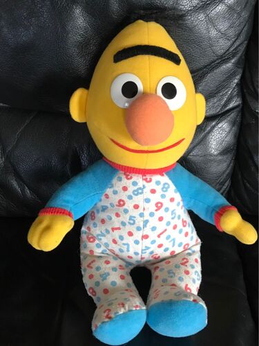 Bert & Ernie - Baby Bert Et Sing And Snore Ernie - Peluche Vintage Playskoolbert 36cm