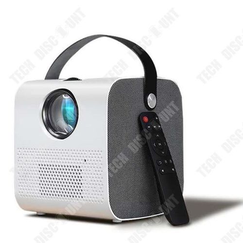 TD® Nouveau Projecteur Q3 Maison HD 1080p Projecteur Portable Bureau Wifi Téléphone Mobile avec Écran Home Cinéma