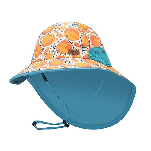 Chapeau De Pêcheur Td® Pour Enfant - Tech Discount - Taille M - Protection Solaire - Orange - Fille - Extérieur