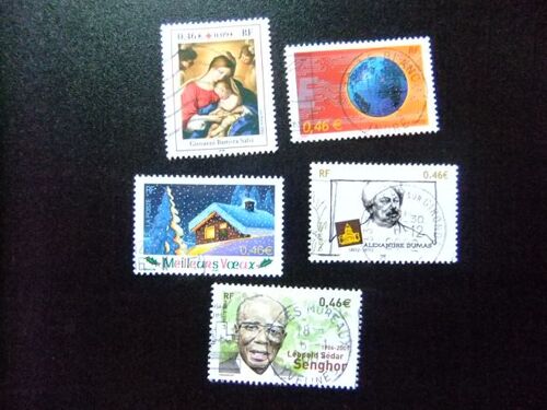Francia France 2002 Timbres Sellos Yvert 3531 / 3533 + 3536/37 Fu