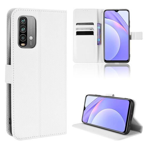 Coque Xiaomi Redmi 9t,Etui Pour Xiaomi Redmi 9t,Coque En Cuir Pour Xiaomi Redmi 9t,Convient A Etui La Xiaomi Redmi 9t,Blanc