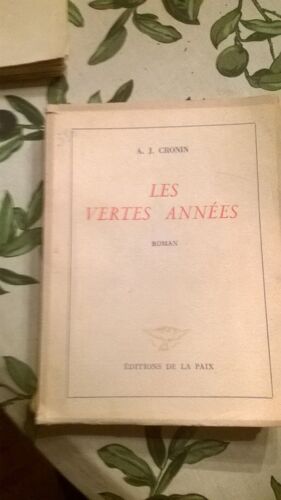 Les Vertes Années (The Green Years) - Première Edition -