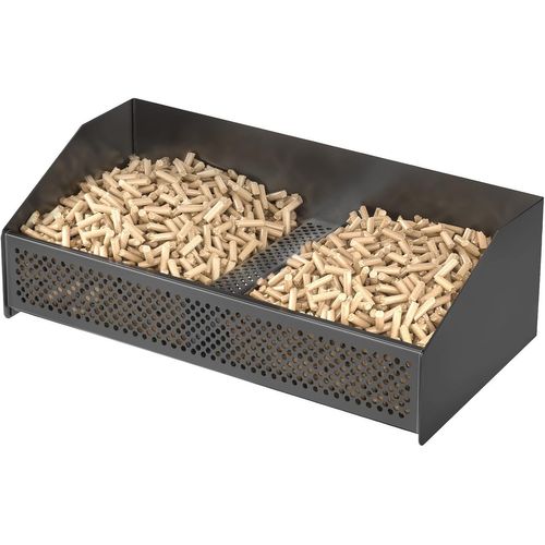 QUSA-Panier À Granulés 50 × 25 × 17 Cm Panier De Combustion À Granulés Pour Cheminées Et Poêles