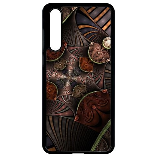 Coque pour huawei p20 pro - metallic - noir