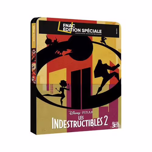Les Indestructibles 2 - Édition Limitée Exclusive Fnac - Boîtier Steelbook Blu-Ray 3d + Blu-Ray 2d + Blu-Ray Bonus + Livret