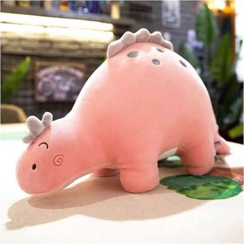 Bubble Dragon peluche peluche jouet dinosaure poupée animale en peluche, coussin animal en peluche mignon, grand cadeau pour les enfants (rose 18 pouces)