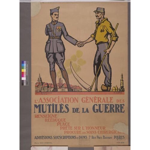 Affiche Mutiles Guerre