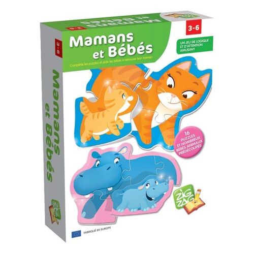 Puzzles Maman Et Bébés Animaux