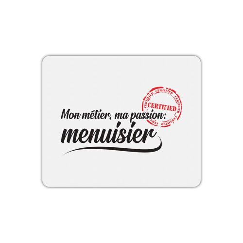 Tapis de souris métier passion menuisier