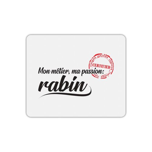Tapis de souris métier passion rabin