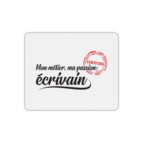 Tapis de souris métier passion écrivain