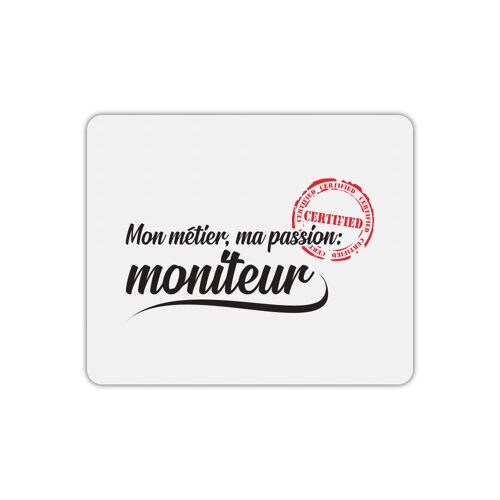 Tapis de souris métier passion moniteur