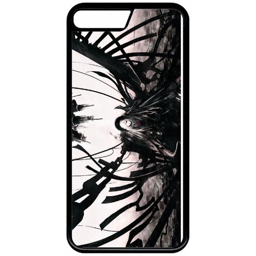 Coque Pour Smartphone - Manga Gothic World - Compatible Avec Apple Iphone Xs - Plastique - Bord Noir